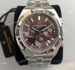 8F V2 Superclone Vacheron Constantin Overseas Chronograph Chocolate Watch Easx-Change Strap